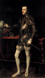 Portrait of Philip II in Armour