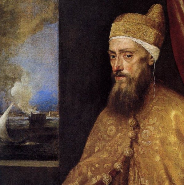 Portrait of the Doge Francesco Venier (detail) 2