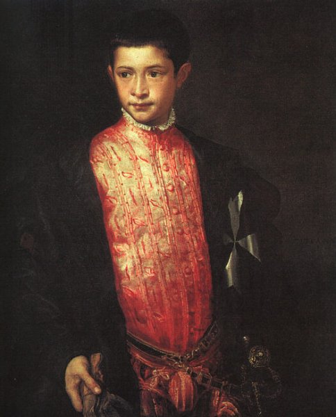 Portrait of Ranuccio Farnese 1542