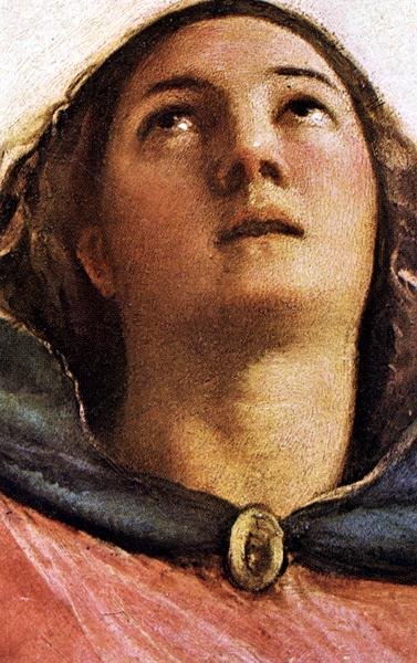 Assumption of the Virgin (detail-1) 1516-18