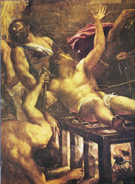 Martyrdom of St. lorenzo (detail)