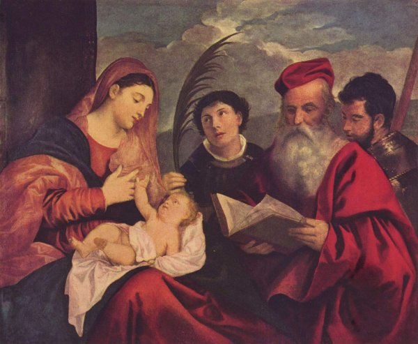 Mary with Child, St. Stephen, St. Jerome and St. Mauritius
