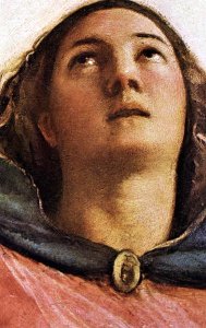Assumption of the Virgin (detail-1) 1516-18